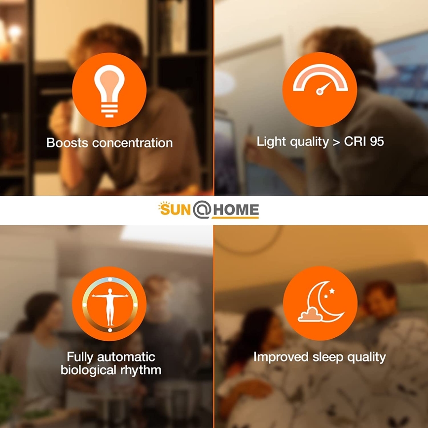 Ledvance - LED Димируемо осветление за монитор SUN@HOME LED/2,5W/5V 2200-5000K CRI 95 Wi-Fi