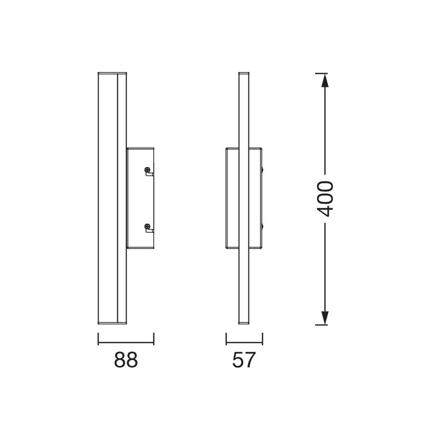 Ledvance - LED Димируемо сензорно осветление за огледало ORBIS MIRROR LED/6,8W/230V 40 см 3000/4000K IP44