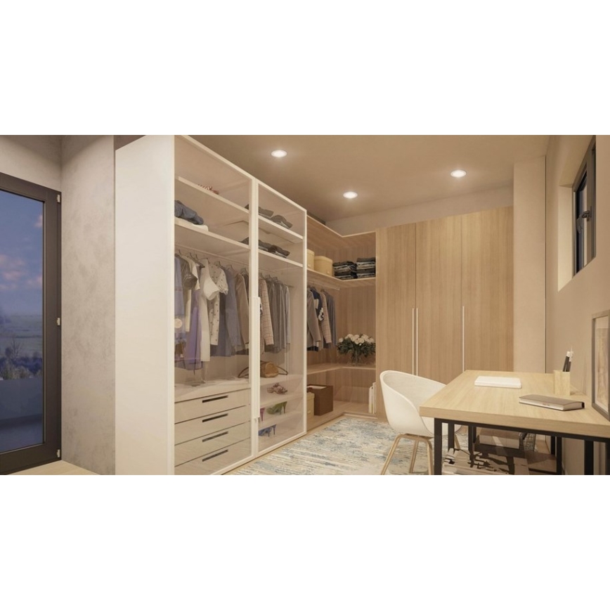 Ledvance - LED регулируемо вградено осветително тяло SUN@HOME LED/8W/230V 2200-5000K CRI 95 Wi-Fi