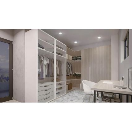 Ledvance - LED регулируемо вградено осветително тяло SUN@HOME LED/8W/230V 2200-5000K CRI 95 Wi-Fi