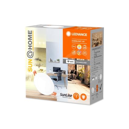 Ledvance - LED регулируемо вградено осветително тяло SUN@HOME LED/8W/230V 2200-5000K CRI 95 Wi-Fi
