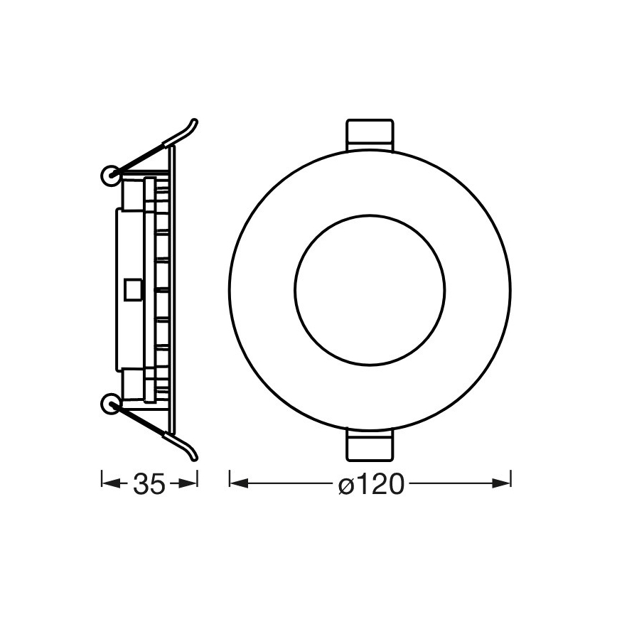 Ledvance - LED регулируемо вградено осветително тяло SUN@HOME LED/8W/230V 2200-5000K CRI 95 Wi-Fi