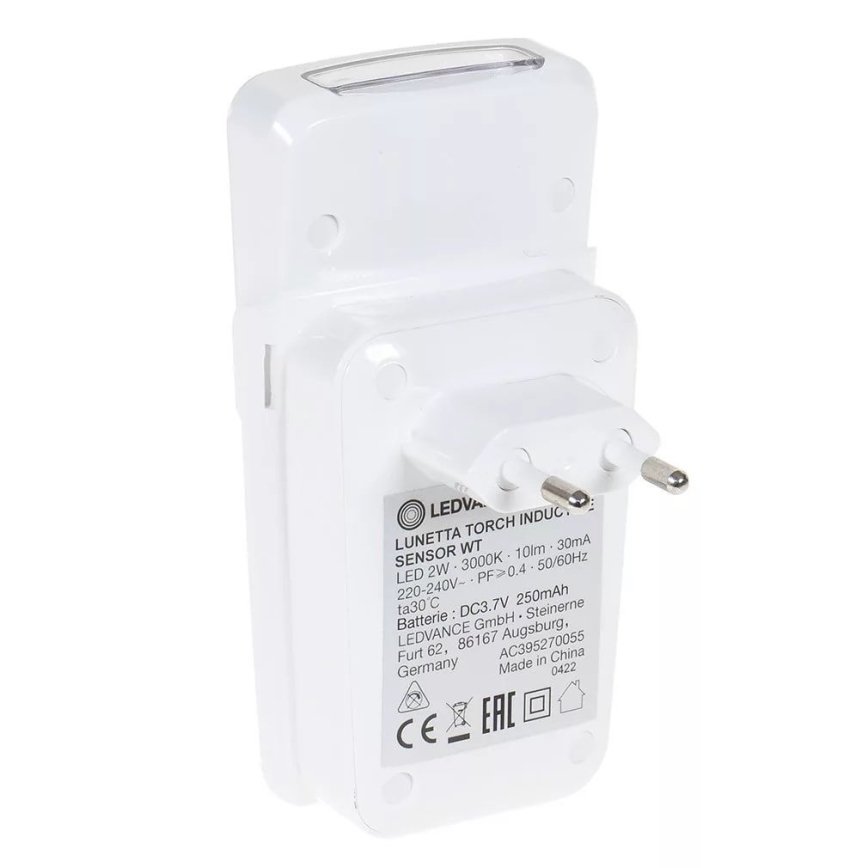 Ledvance - LED Електрическа лампа за ориентация със сензор LUNETTA LED/2W/230V