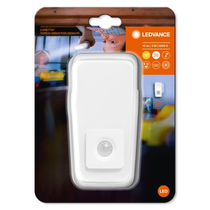 Ledvance - LED Електрическа лампа за ориентация със сензор LUNETTA LED/2W/230V