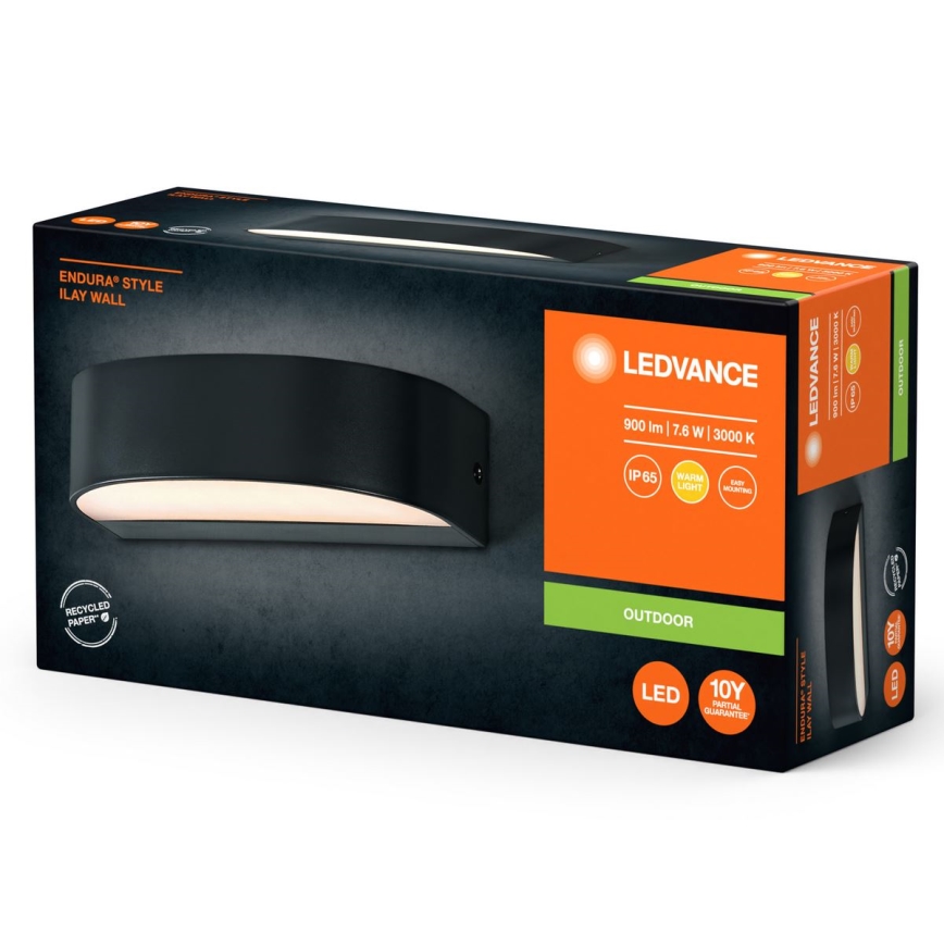 Ledvance - LED Екстериорен аплик ENDURA STYLE ILAY 2xLED/3,8W/230V IP65
