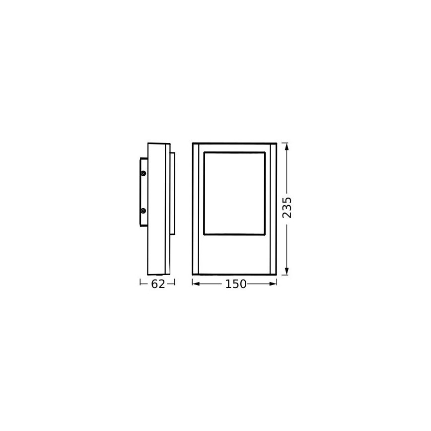 Ledvance - LED Екстериорен аплик ENDURA STYLE LED/12,5W/230V IP44