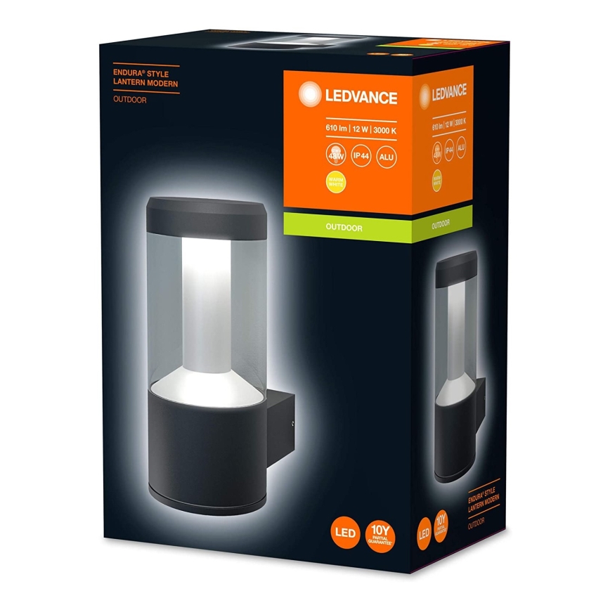 Ledvance - LED Екстериорен аплик LANTERN 1xLED/12W/230V IP44