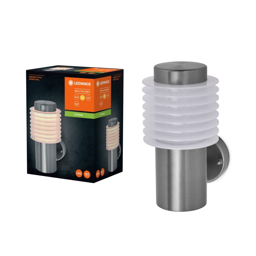 Ledvance - LED Екстериорен аплик ENDURA RONDO LED/9W/230V IP44 хром