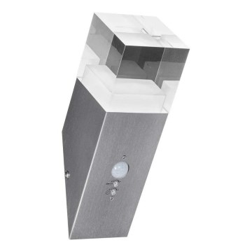 Ledvance - LED Екстериорен аплик със сензор CRYSTAL 1xLED/5W/230V IP44