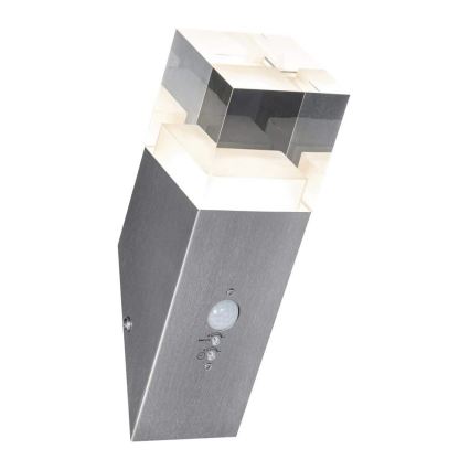 Ledvance - LED Екстериорен аплик със сензор CRYSTAL 1xLED/5W/230V IP44