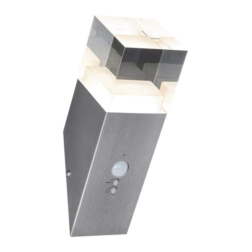 Ledvance - LED Екстериорен аплик със сензор CRYSTAL 1xLED/5W/230V IP44