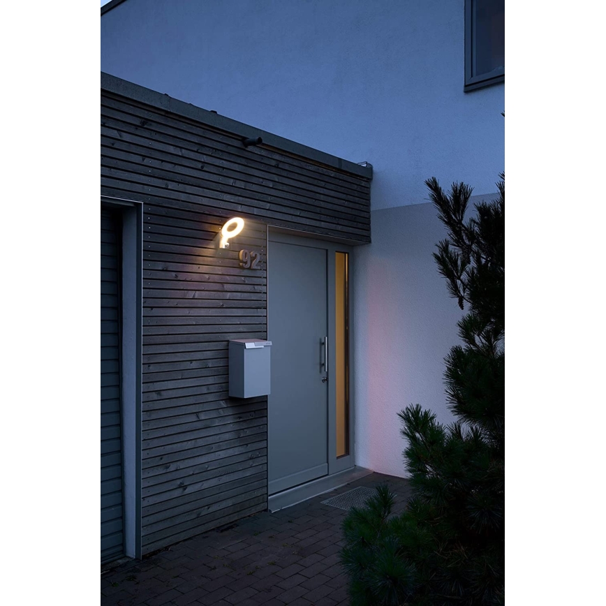 Ledvance - LED Екстериорен аплик със сензор LOOP 1xLED/12W/230V IP44