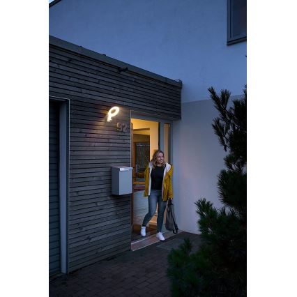 Ledvance - LED Екстериорен аплик със сензор LOOP 1xLED/12W/230V IP44