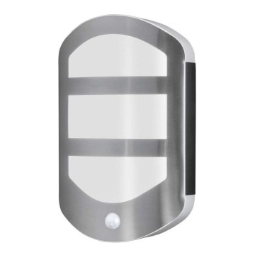Ledvance - LED Екстериорен аплик със сензор PLATE LED/12,5W/230V IP44