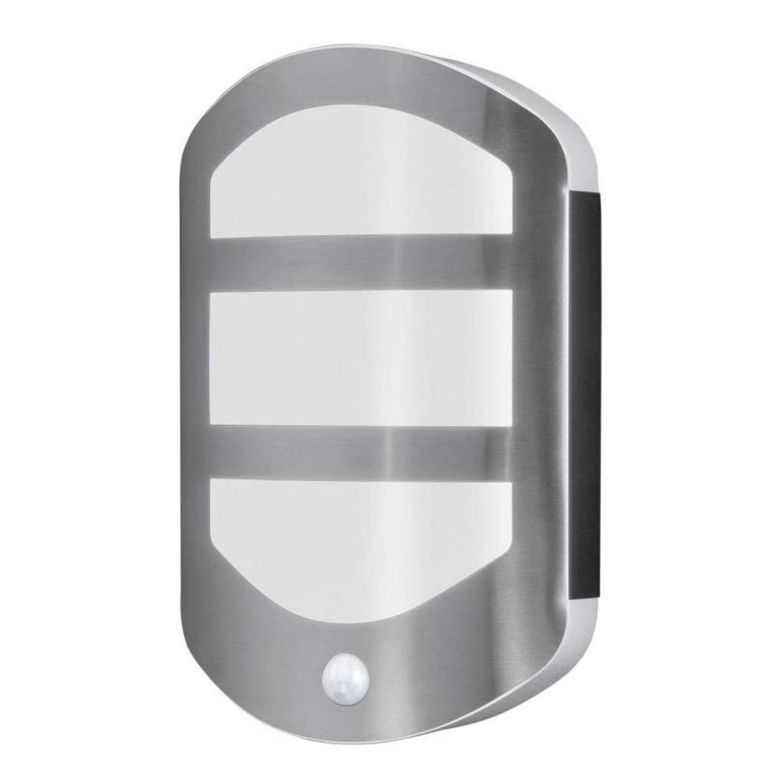 Ledvance - LED Екстериорен аплик със сензор PLATE LED/12,5W/230V IP44