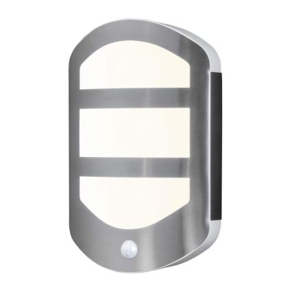 Ledvance - LED Екстериорен аплик със сензор PLATE LED/12,5W/230V IP44