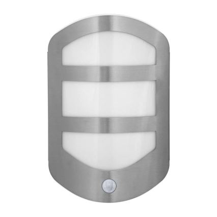Ledvance - LED Екстериорен аплик със сензор PLATE LED/12,5W/230V IP44