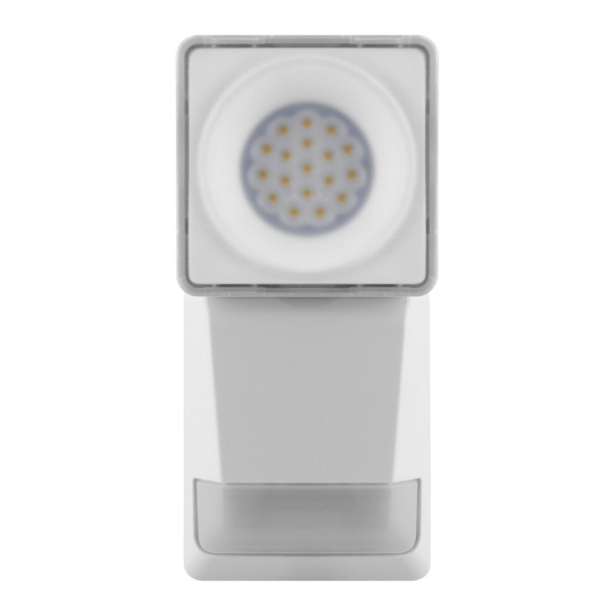 Ledvance - LED Екстериорен аплик със сензор SPOT LED/8W/230V IP55 бял