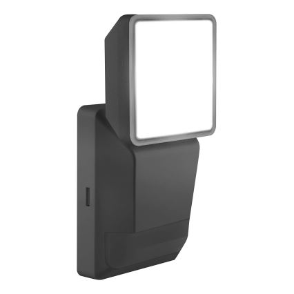 Ledvance -LED Екстериорен аплик със сензор SPOT LED/8W/230V IP55 черен
