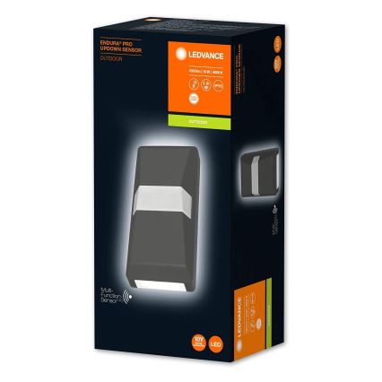 Ledvance - LED Екстериорен аплик със сензор UPDOWN LED/10W/230V IP55