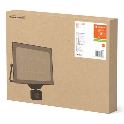 Ledvance - LED Екстериорен прожектор за стена с сензор FLOODLIGHT ESSENTIAL LED/200W/230V IP65