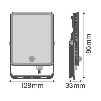 Ledvance - LED Екстериорен прожектор със сензор FLOODLIGHT LED/30W/230V 6500K IP65
