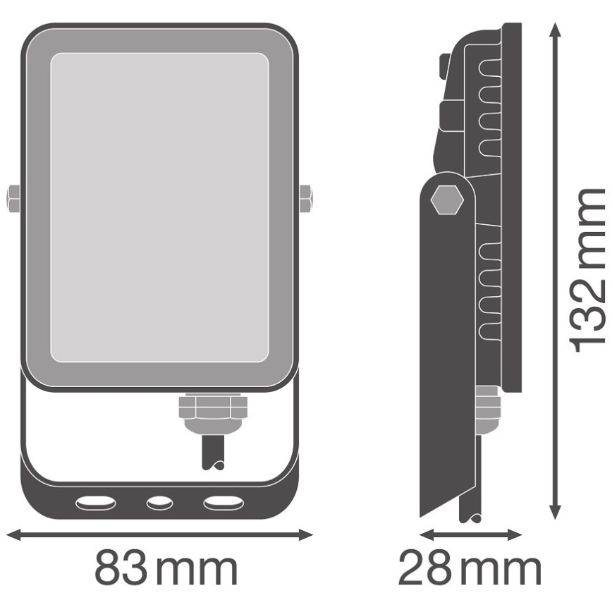 Ledvance - LED Екстериорен стенен прожектор FLOODLIGHT LED/10W/230V 4000K IP65