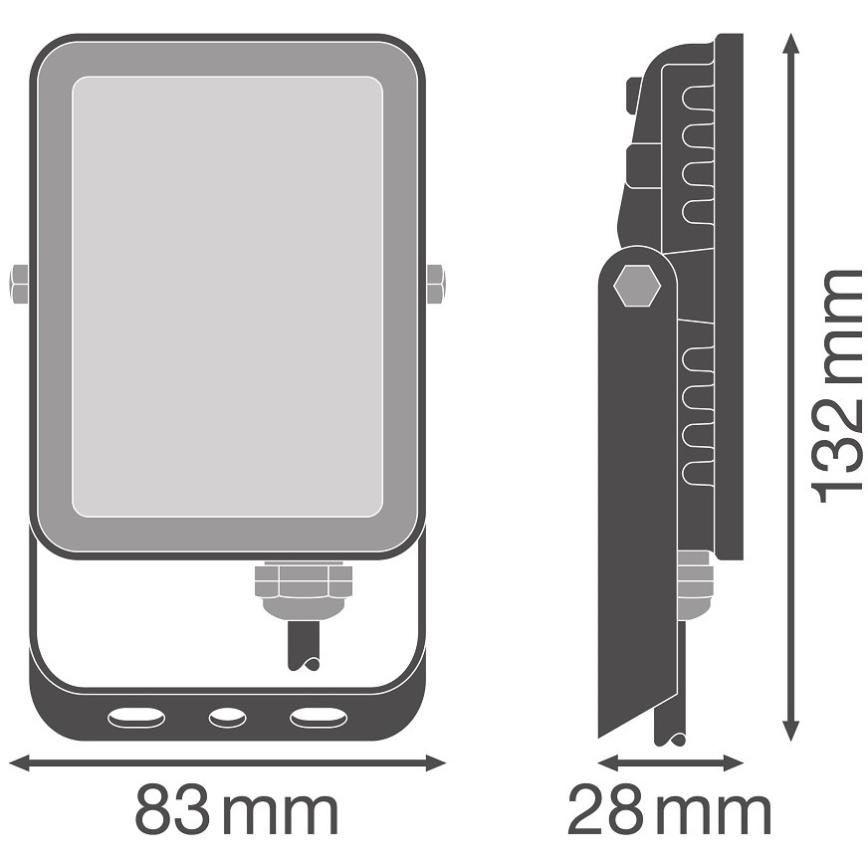 Ledvance - LED Екстериорен стенен прожектор FLOODLIGHT LED/10W/230V 6500K IP65