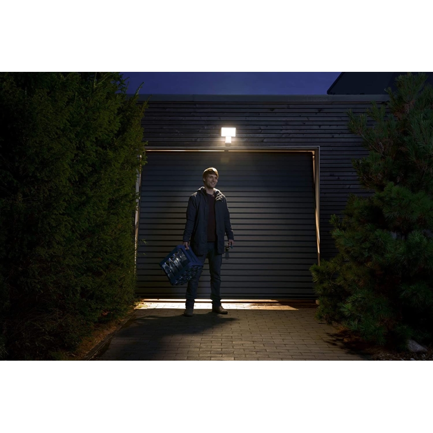 Ledvance - LED Екстериорен стенен прожектор със сензор FLOOD LED/27W/230V IP55