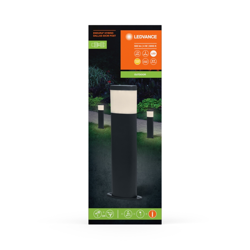 Ledvance - LED Екстериорна лампа ENDURA HYBRID DALLAS LED/4W/12V IP44