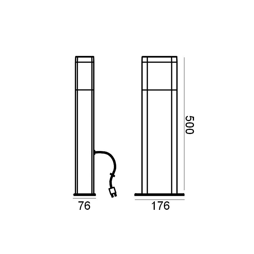 Ledvance - LED Екстериорна лампа ENDURA HYBRID DALLAS LED/4W/12V IP44