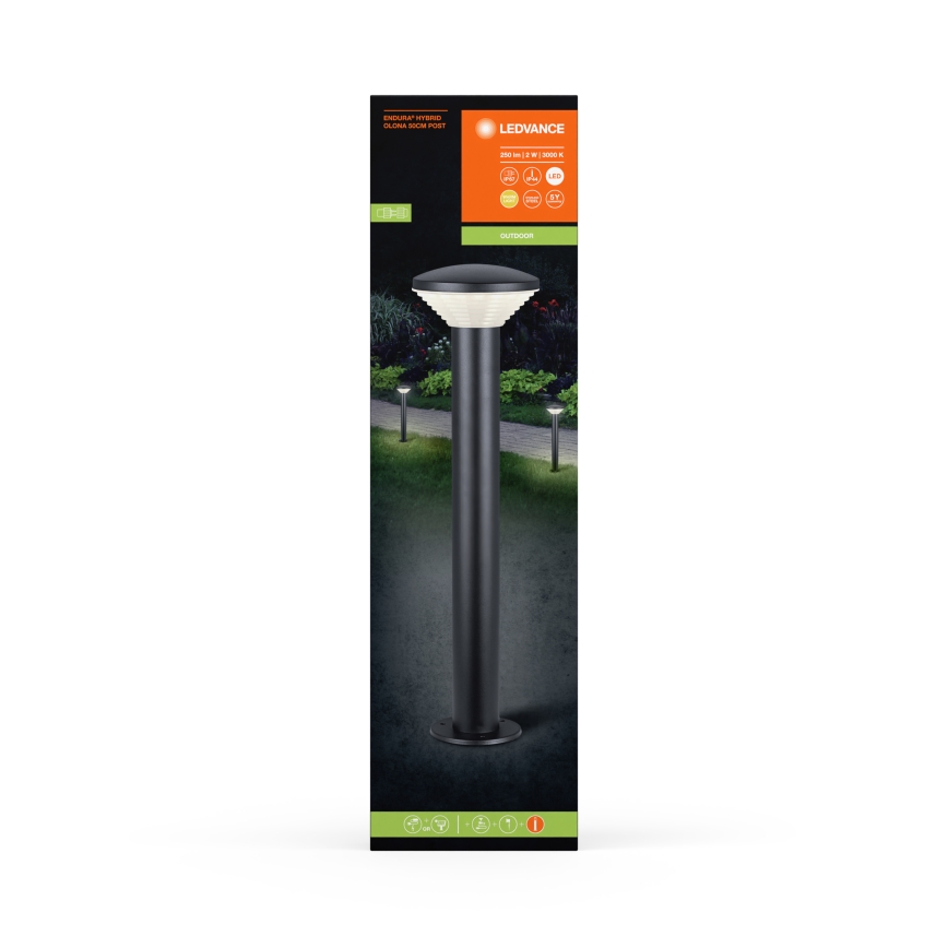 Ledvance - LED Екстериорна лампа ENDURA HYBRID OLONA LED/2W/12V IP44