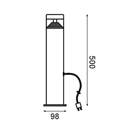 Ledvance - LED Екстериорна лампа ENDURA HYBRID ORION LED/2W/12V IP44