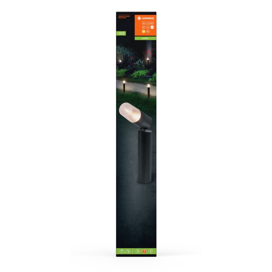Ledvance - LED Екстериорна лампа ENDURA HYBRID ROTA SPIKE LED/1W/12V IP44