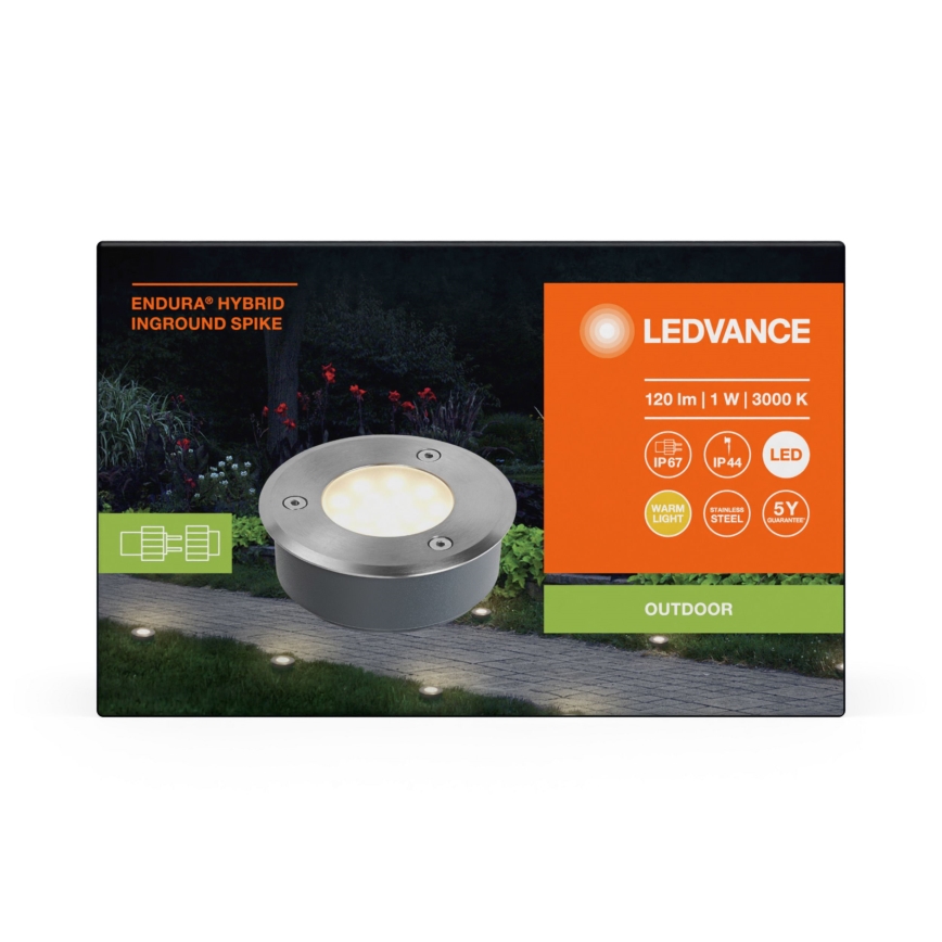 Ledvance - LED Екстериорна лампа ENDURA HYBRID SPIKE LED/1W/12V IP44
