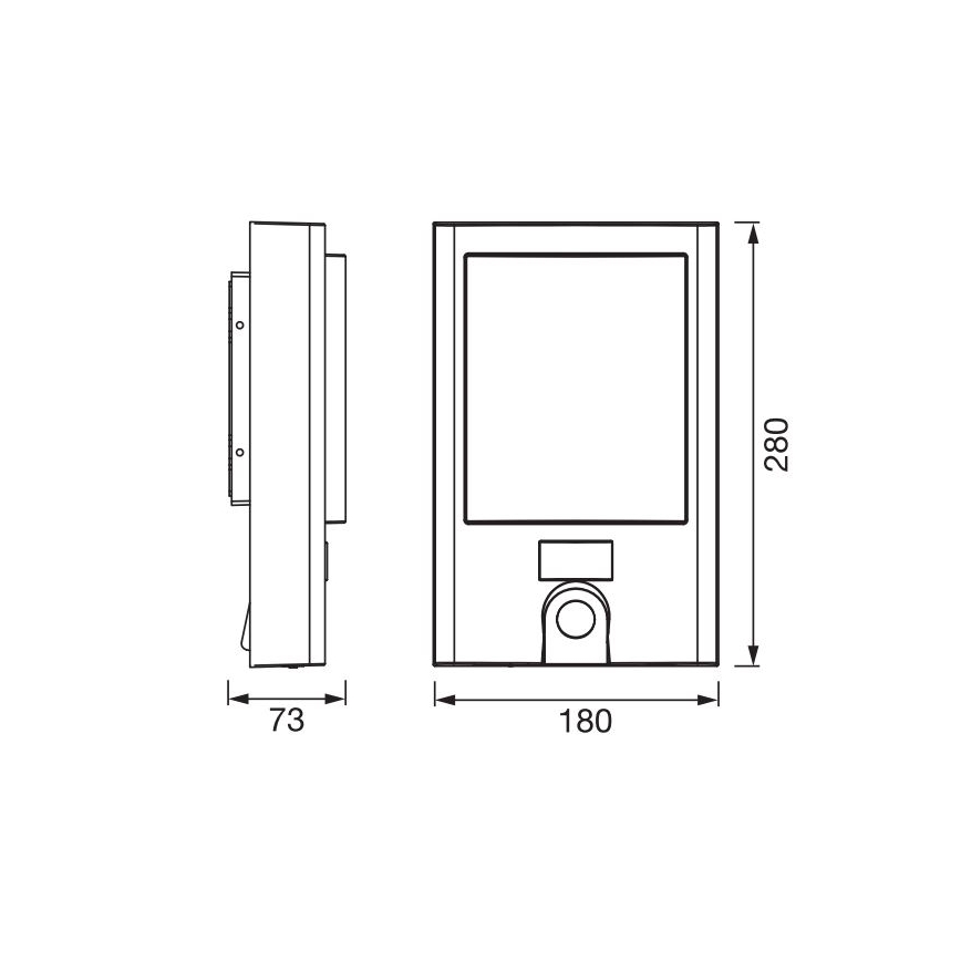 Ledvance - LED Димируем екстериорен аплик със сензор и камера SMART+ LED/22W/230V IP44 Wi-Fi
