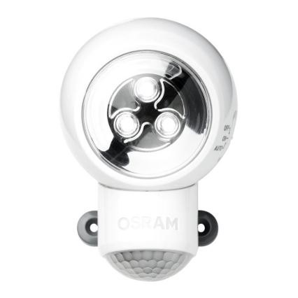Ledvance -LED екстериорна лампа за ориентация със сензор SPYLUX LED/0,3W/3xAA IP43