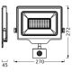 Ledvance - LED Екстериорен прожектор за стена с сензор FLOODLIGHT ESSENTIAL LED/100W/230V IP65