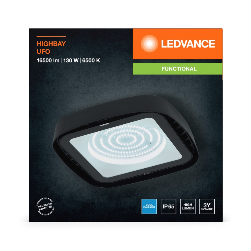Ledvance - LED Индустриален плафон HIGHBAY LED/130W/230V IP65 6500K