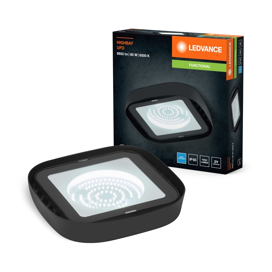 Ledvance - LED Индустриален плафон HIGHBAY LED/80W/230V IP65 6500K
