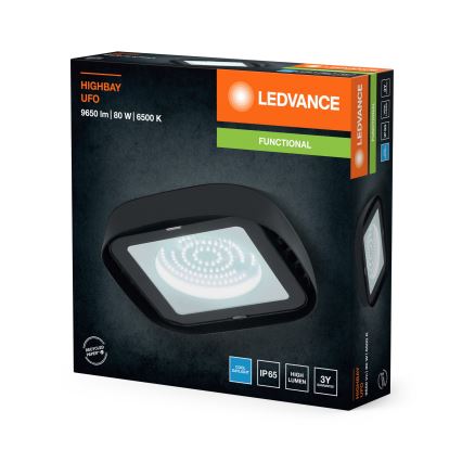 Ledvance - LED Индустриален плафон HIGHBAY LED/80W/230V IP65 6500K