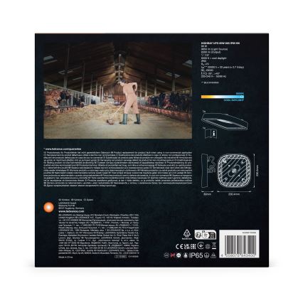 Ledvance - LED Индустриален плафон HIGHBAY LED/80W/230V IP65 6500K