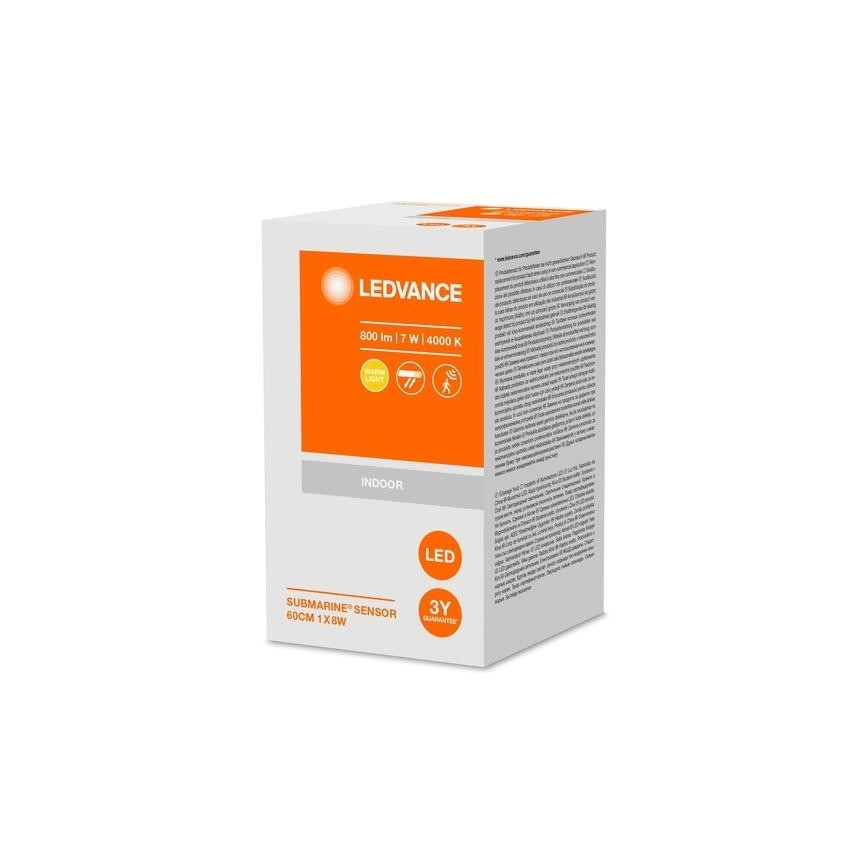 Ledvance - LED Индустриална лампа със сензор SUBMARINE 1xG13/8W/230V IP65