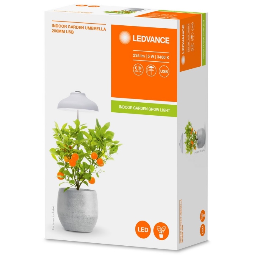 Ledvance - LED Интериорна лампа за растения GARDEN LIGHT LED/5W/5V