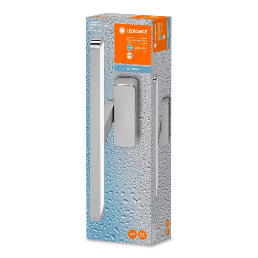 Ledvance - LED Лампа за огледало в баня DISC BAR LED/7W/230V 3000/4000K IP44