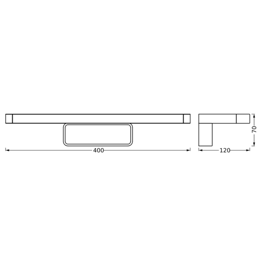 Ledvance - LED Лампа за огледало в баня DISC BAR LED/7W/230V 3000/4000K IP44