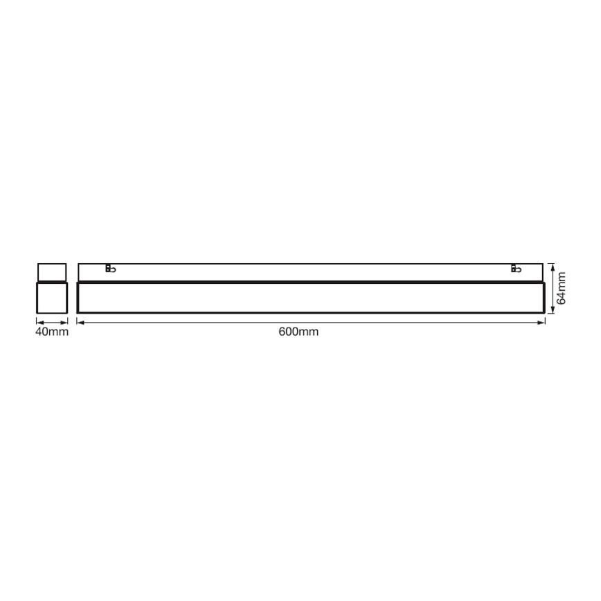 Ledvance - LED Лампа за огледало в баня SQUARE LED/14W/230V IP44 3000/4000K CRI 90 Ra