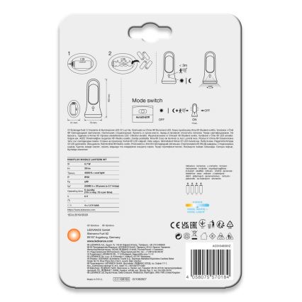 Ledvance - LED Лампа за ориентация със сензор MOBILE LED/0,7W/4xAAA