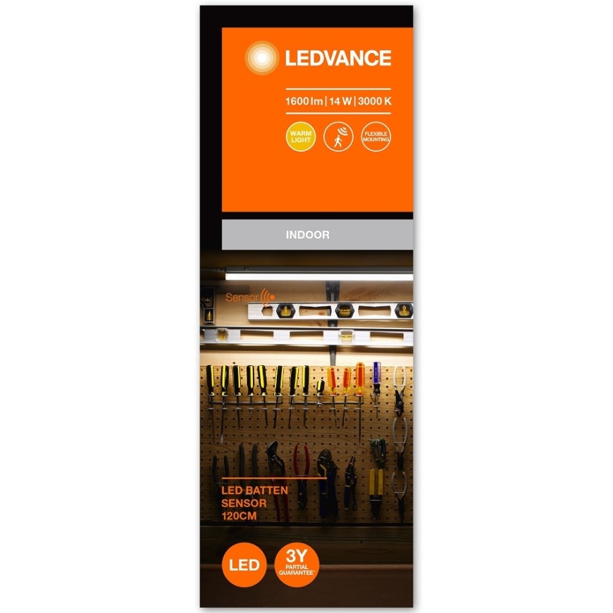 Ledvance - LED Лампа за под кухненски шкаф със сензор BATTEN LED/14W/230V 120 см