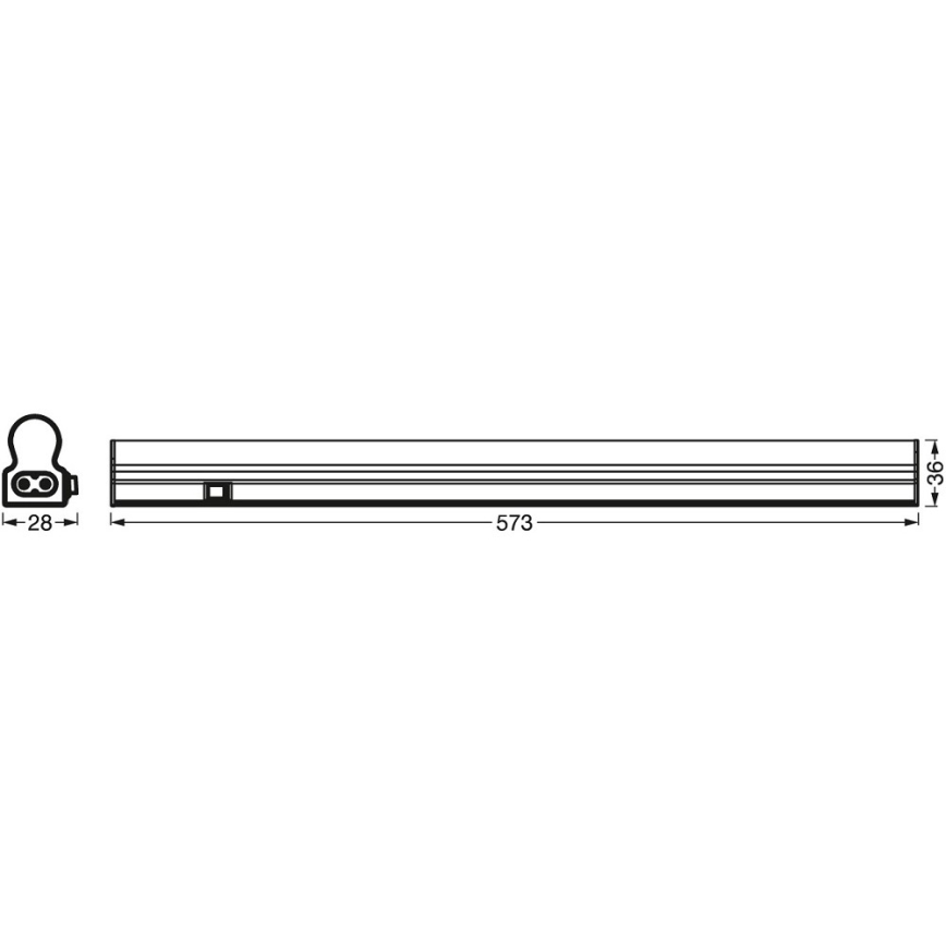 Ledvance - LED Лампа за под кухненски шкаф със сензор BATTEN LED/8W/230V 60 см